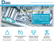 Tablet Screenshot of durablecontrols.com
